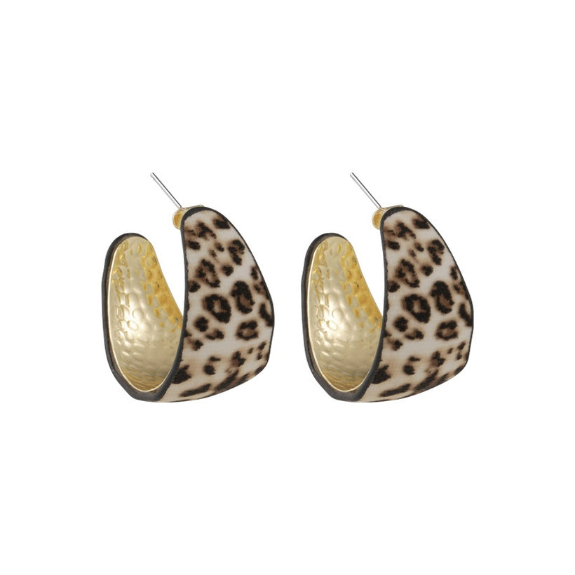 Earrings - Brown