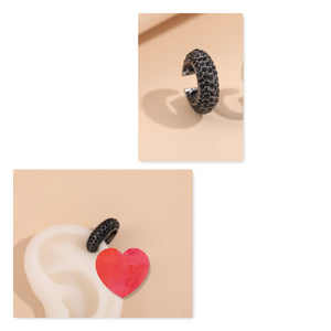 Earrings - Black