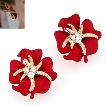 Earrings - Red