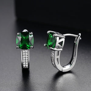 Earrings - Green