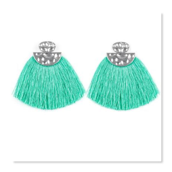 Earrings - Green