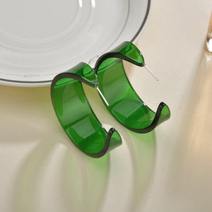 Earrings - Green